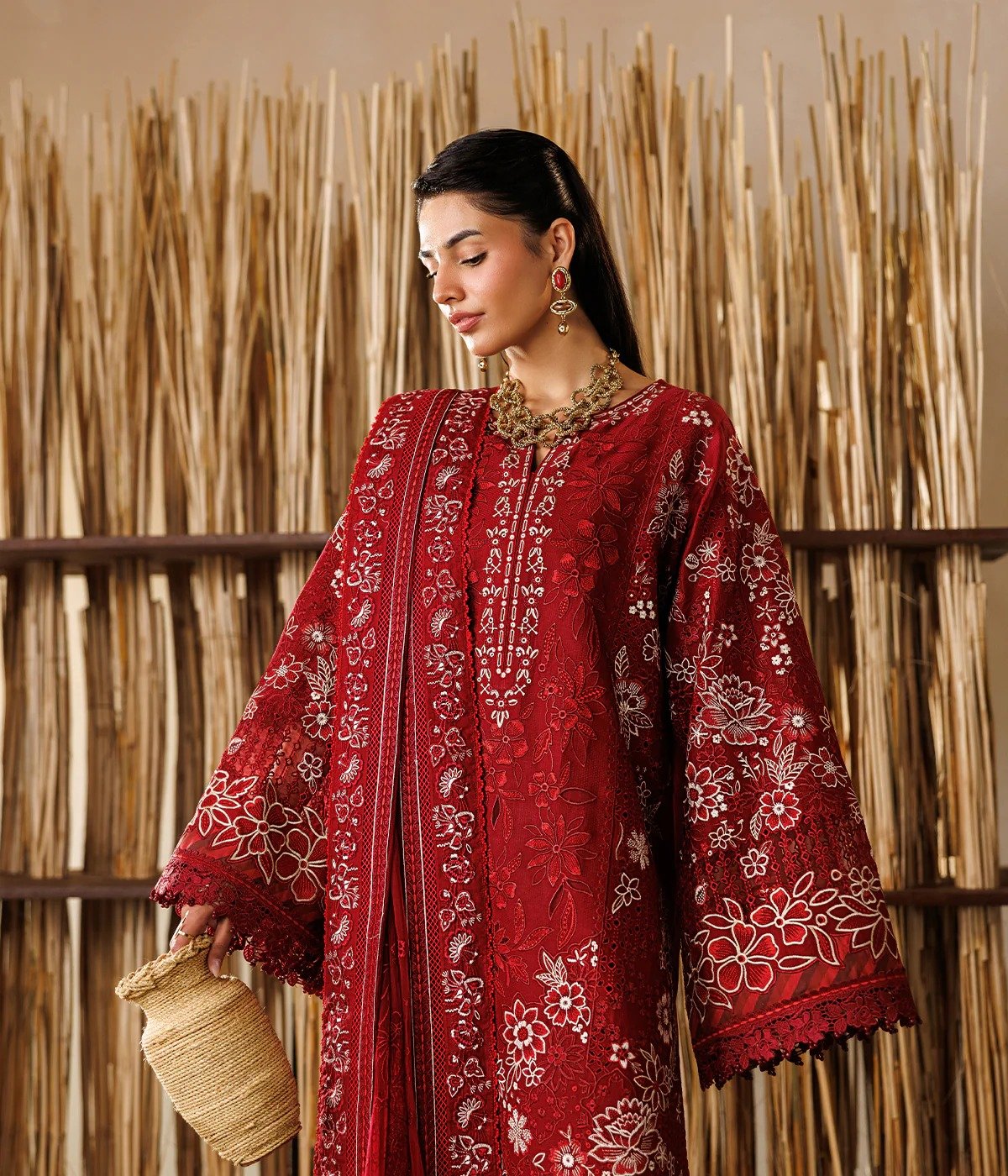 Floor-Length Dress in Ginger - Image 4